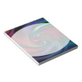 Abstrakte Hintergrundspiralen Soft I Notizblock (angewinkelt)