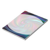 Abstrakte Hintergrundspiralen Soft I Notizblock (Rotiert)