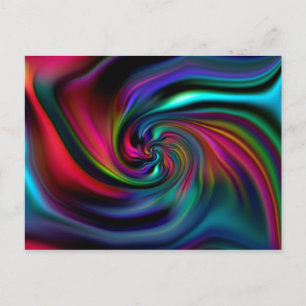 Abstrakte Hintergrundspiralen Soft I Postkarte