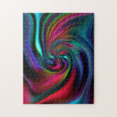 Abstrakte Hintergrundspiralen Soft I Puzzle (Vertikal)