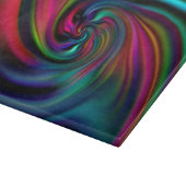 Abstrakte Hintergrundspiralen Soft I Schneidebrett (Ecke)