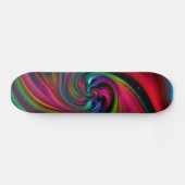 Abstrakte Hintergrundspiralen Soft I Skateboard (Horizontal)