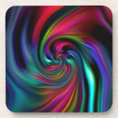 Abstrakte Hintergrundspiralen Soft I Untersetzer (Vorderseite)