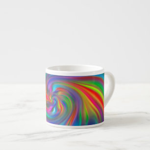 Abstrakte Hintergrundspiralen Soft II Espressotasse