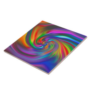 Abstrakte Hintergrundspiralen Soft II Fliese