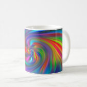 Abstrakte Hintergrundspiralen Soft II Kaffeetasse (VorderseiteRechts)