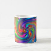 Abstrakte Hintergrundspiralen Soft II Kaffeetasse (Mittel)