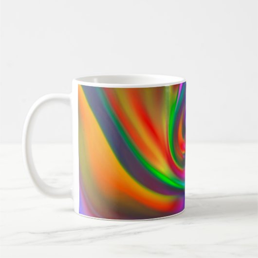 Abstrakte Hintergrundspiralen Soft II Kaffeetasse (Links)