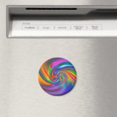 Abstrakte Hintergrundspiralen Soft II Magnet (In Situ (Geschirrspüler))