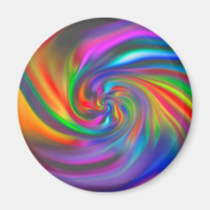 Abstrakte Hintergrundspiralen Soft II Magnet