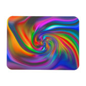 Abstrakte Hintergrundspiralen Soft II Magnet (Horizontal)