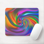 Abstrakte Hintergrundspiralen Soft II Mousepad (Mit Mouse)