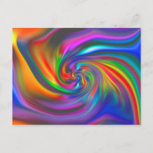 Abstrakte Hintergrundspiralen Soft II Postkarte