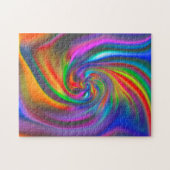 Abstrakte Hintergrundspiralen Soft II Puzzle (Horizontal)