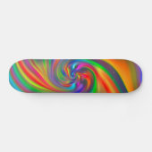 Abstrakte Hintergrundspiralen Soft II Skateboard (Horizontal)