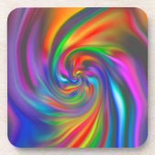 Abstrakte Hintergrundspiralen Soft II Untersetzer (Vorderseite)