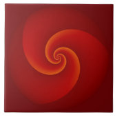 Abstrakte Hintergrundspiralen weich III Fliese (Vorderseite)