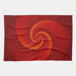 Abstrakte Hintergrundspiralen weich III Geschirrtuch