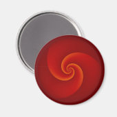 Abstrakte Hintergrundspiralen weich III Magnet (Vorderseite/Rückseite)