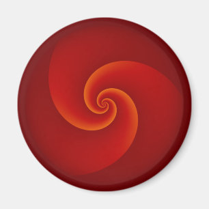 Abstrakte Hintergrundspiralen weich III Magnet