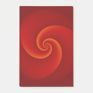 Abstrakte Hintergrundspiralen weich III Post-it Klebezettel