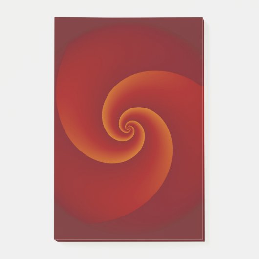 Abstrakte Hintergrundspiralen weich III Post-it Klebezettel (Vorderseite)