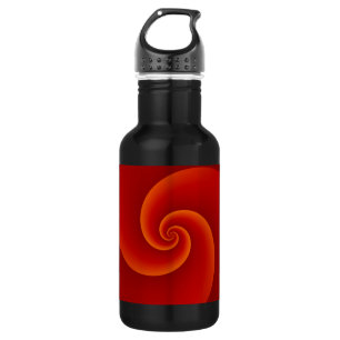 Abstrakte Hintergrundspiralen weich III Trinkflasche