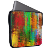 Abstrakte Hintergrundtexte Laptopschutzhülle (Vorne Rechts)