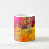 Abstrakte Hintergrundtextur. 2d Abbildung. Expr Kaffeetasse (Mittel)