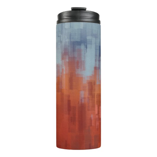 Abstrakte Hintergrundtextur. 2d Abbildung. Expr Thermosbecher (Vorderseite)