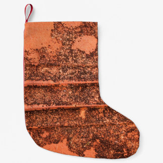 Abstrakte Hintergrundtextur abstrakt, alt, antik Kleiner Weihnachtsstrumpf