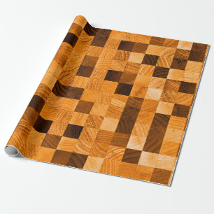 Abstrakte Hintergrundtextur aus Holz vom Ende Geschenkpapier