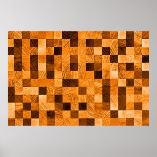 Abstrakte Hintergrundtextur aus Holz vom Ende Poster (Vorne)