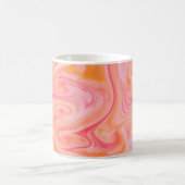 Abstrakte Hintergrundtextur des Drehens oder Fließ Kaffeetasse (Mittel)