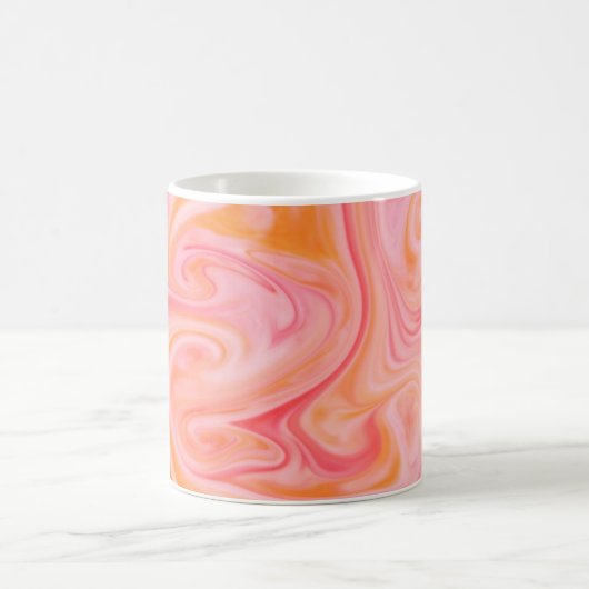 Abstrakte Hintergrundtextur des Drehens oder Fließ Kaffeetasse (Mittel)