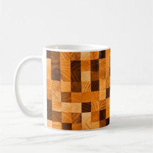 Abstrakte Hintergrundtextur von Holz von den Stirn Kaffeetasse