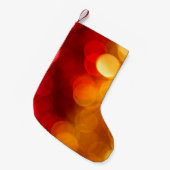 Abstrakte Hintergrundunschärfe Kleiner Weihnachtsstrumpf (Vorderansicht (hängend))