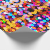 Abstrakte Hintergrundunschärfe von Bokeh Geschenkpapier (Ecke)