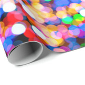 Abstrakte Hintergrundunschärfe von Bokeh Geschenkpapier (Rolleneckpunkt)