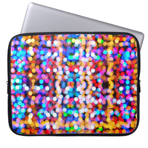 Abstrakte Hintergrundverschwommenheit von Bokeh Laptopschutzhülle