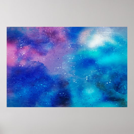 Abstrakte Hintergrundwolke Poster (Vorne)