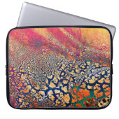 Abstrakte, hochdetaillierte, strukturierte Grunge- Laptopschutzhülle (Vorderseite)