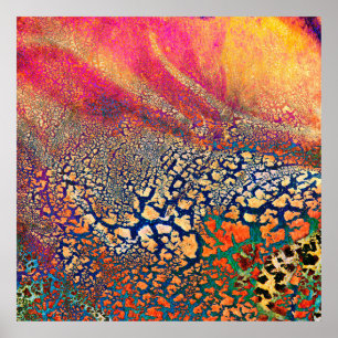 Abstrakte, hochdetaillierte, strukturierte Grunge- Poster