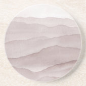 Abstrakte Hochzeit aus staubigen Rose Getränkeuntersetzer (Vorne)