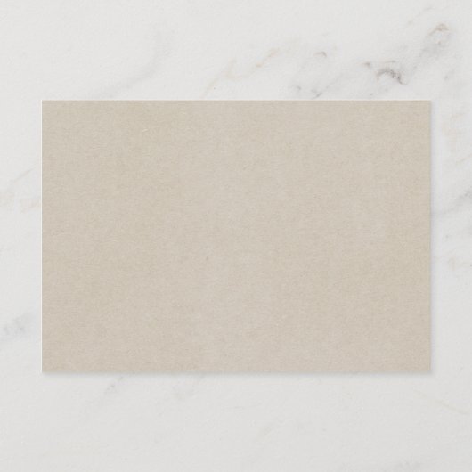 Abstrakte Hochzeit des Grünen Goldes im Wasserfarb Begleitkarte (Rückseite)