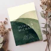 Abstrakte Hochzeit des Olive Green Fotos Save The Date