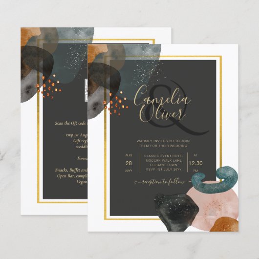 ABSTRAKTE Hochzeit im HAUSHALT (Vorne/Hinten)