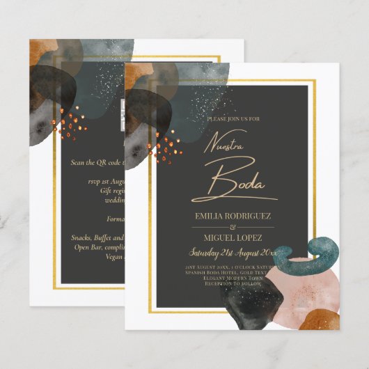 ABSTRAKTE Hochzeit im HAUSHALT (Vorne/Hinten)