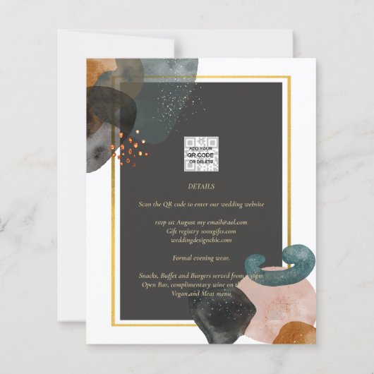 ABSTRAKTE Hochzeit im HAUSHALT (Rückseite)