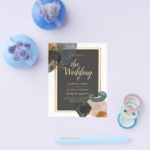 ABSTRAKTE Hochzeit im HAUSHALT Flyer (Einzeln)